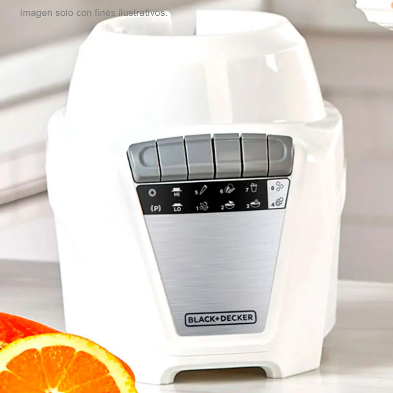 Licuadora BL0876-1WDLA Black & decker 1.25 litros 8 velocidades - Image 4