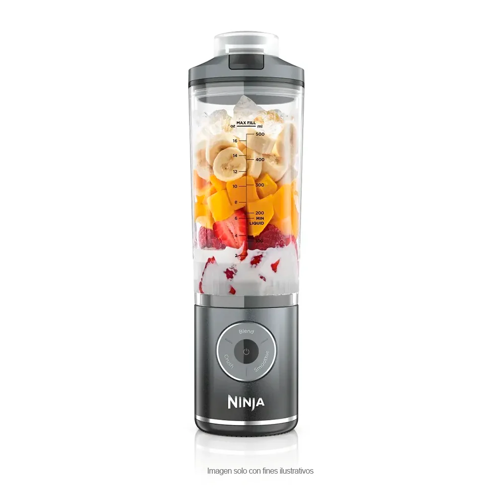 Licuadora inalámbrica Blast Max BC251GY Ninja color negro