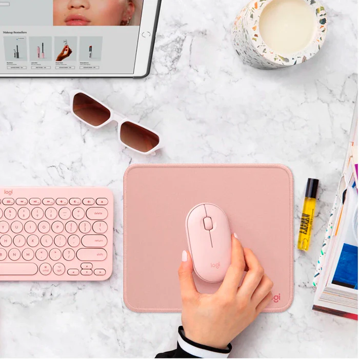 LOGITECH STUDIO MOUSE PAD DARKER ROSE - Image 3
