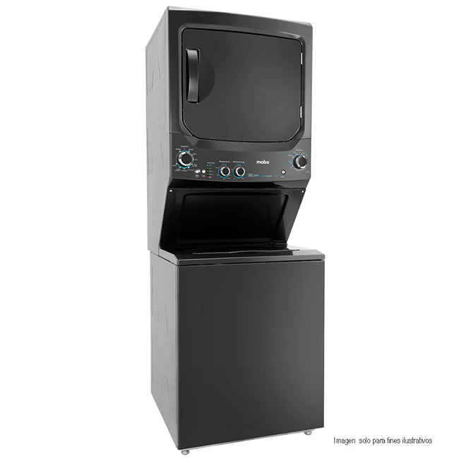 Centro de lavado a Gas capacidad 24Kg MCL2440PSDG0 Mabe en color Diamond Gray - Image 2