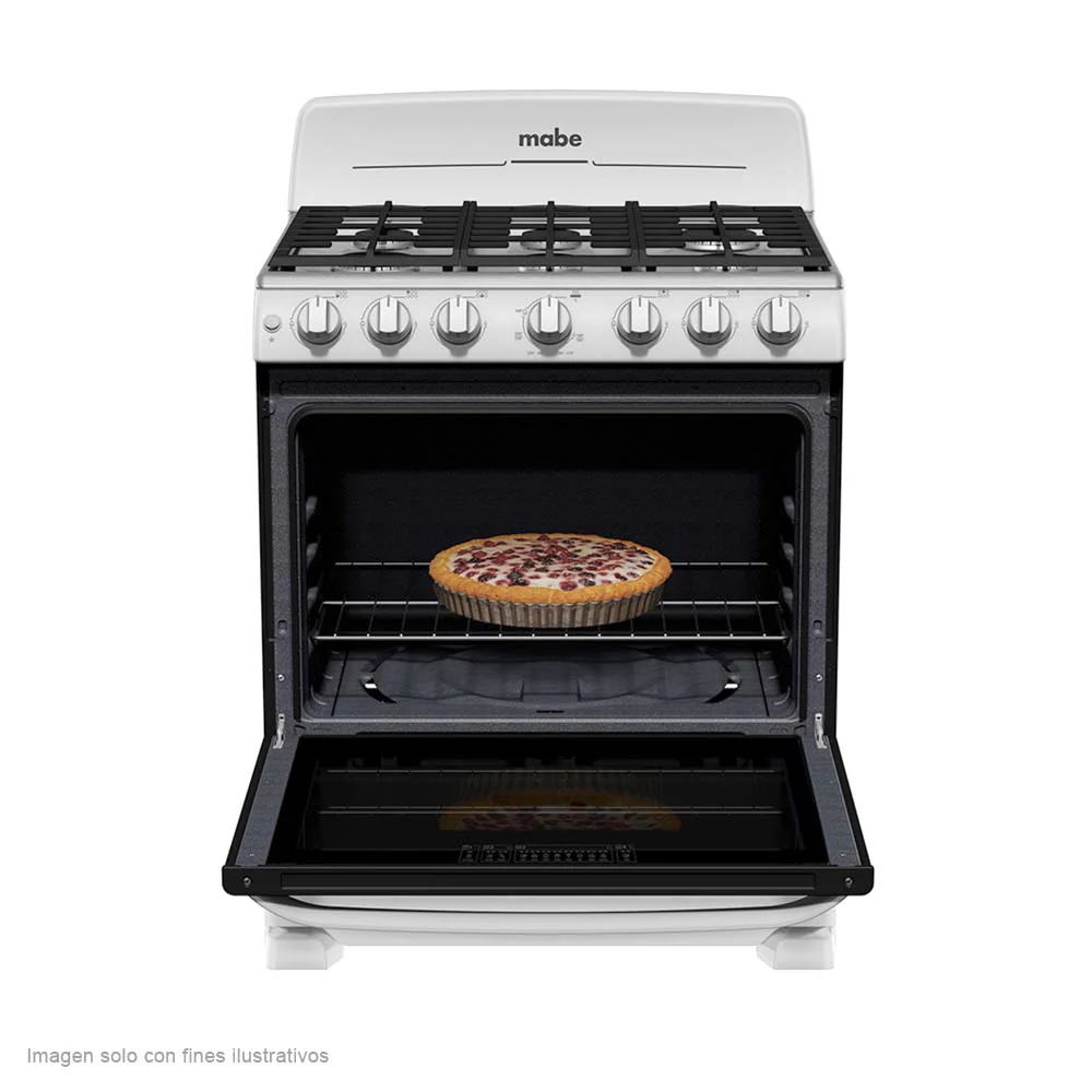 Estufa a gas 30" CEM7641BSIS2 Mabe color gris - Image 2