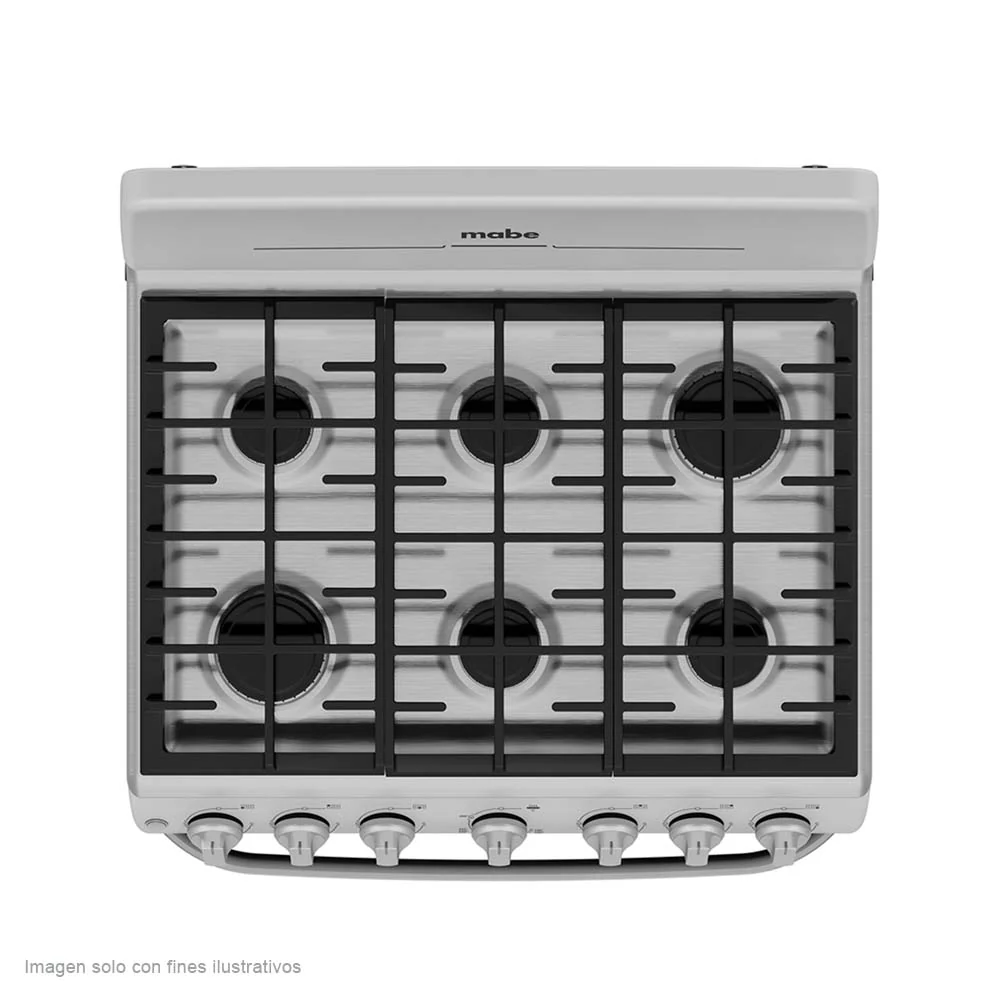 Estufa a gas 30" CEM7641BSIS2 Mabe color gris - Image 4