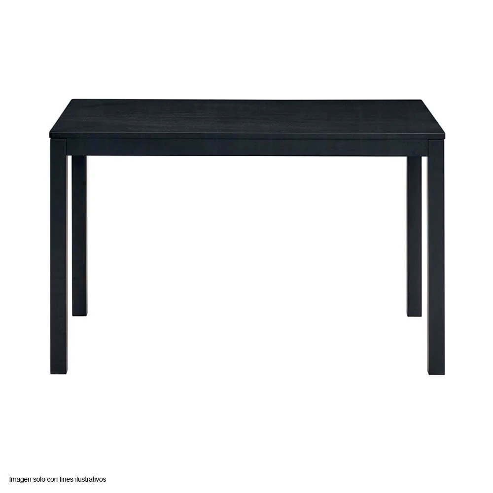 Mesa de comedor 4 puestos + silla Briar color negro - Image 4