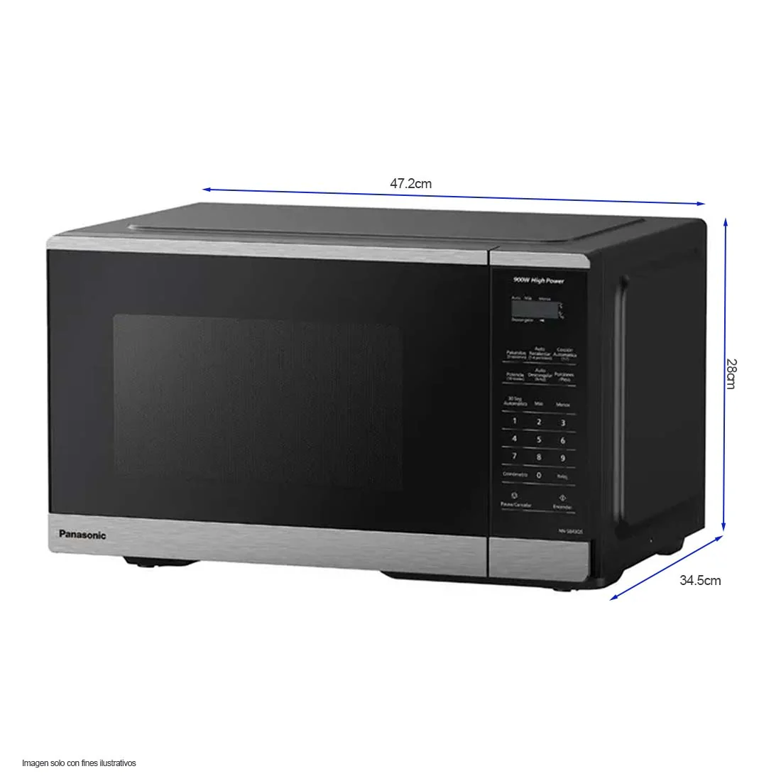 Microondas 0.9pc NN-SB43Q Panasonic 900W - Image 4