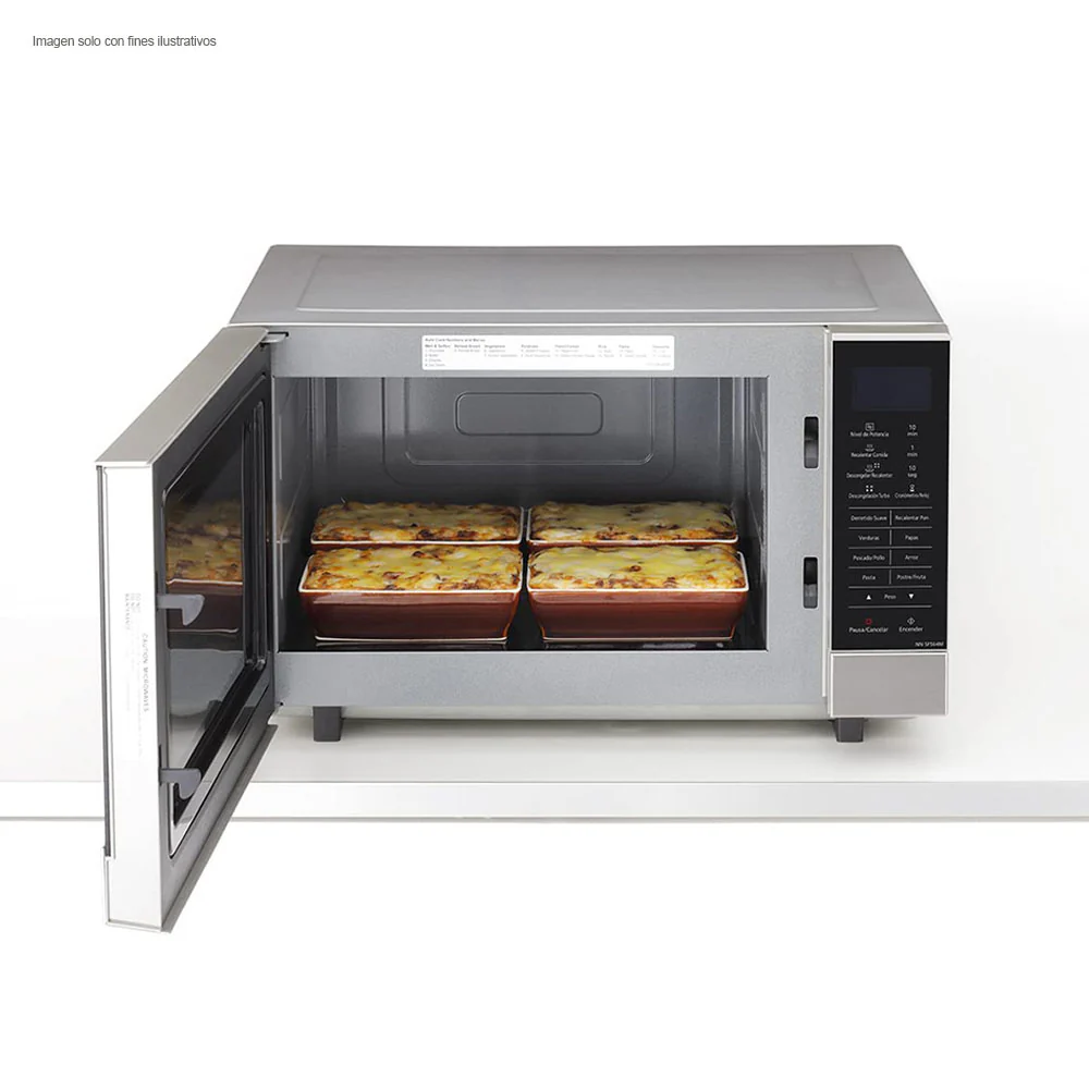 Microondas convencional 1.0pc NN-SF564MRPH Panasonic color gris - Image 2