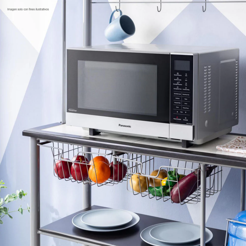 Microondas convencional 1.0pc NN-SF564MRPH Panasonic color gris - Image 3