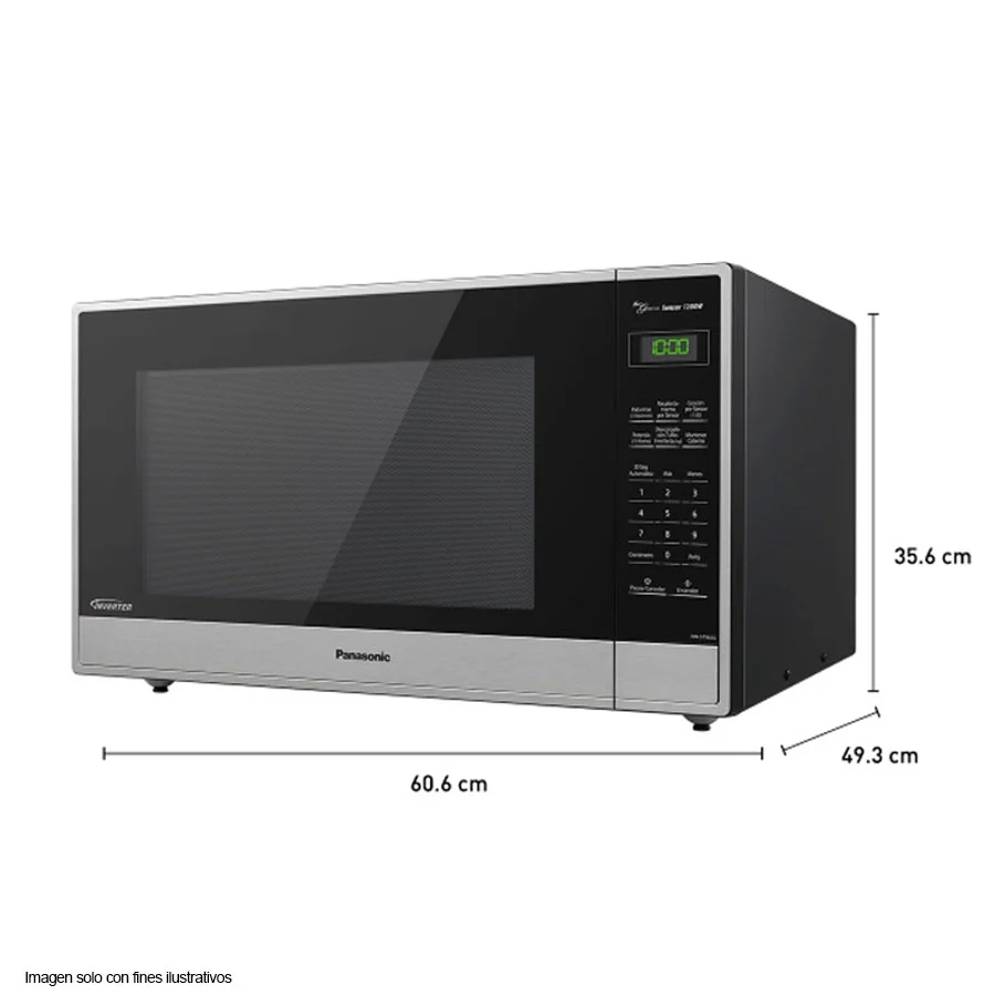 Microondas inverter 2.2pc NN-ST965SRPH Panasonic 1200W - Image 3