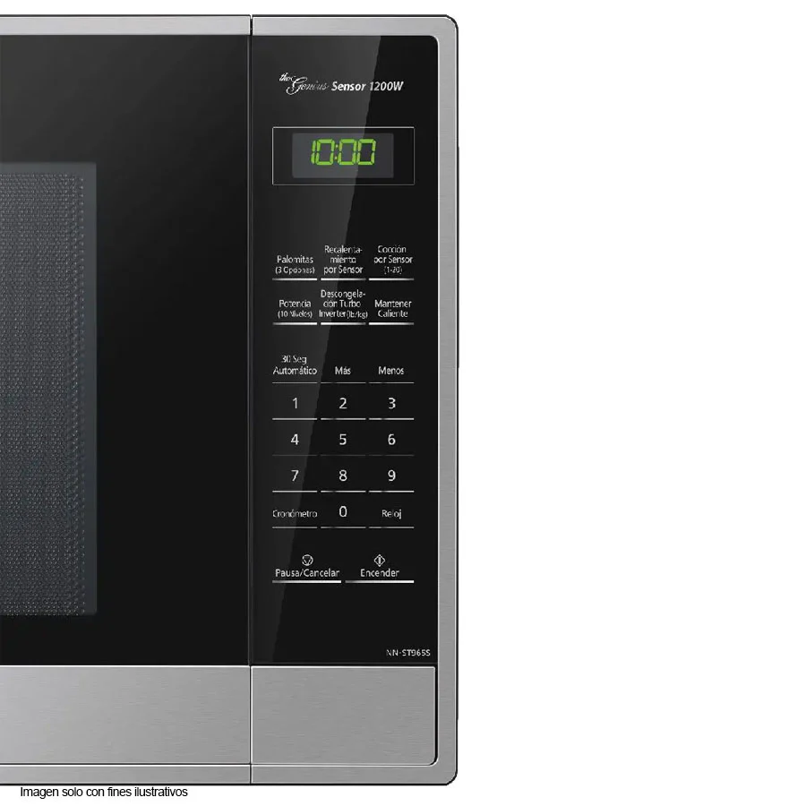 Microondas inverter 2.2pc NN-ST965SRPH Panasonic 1200W - Image 4