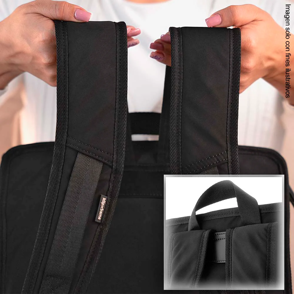 Mochila para portátil 14" KNB-720 color negro Klip - Image 5