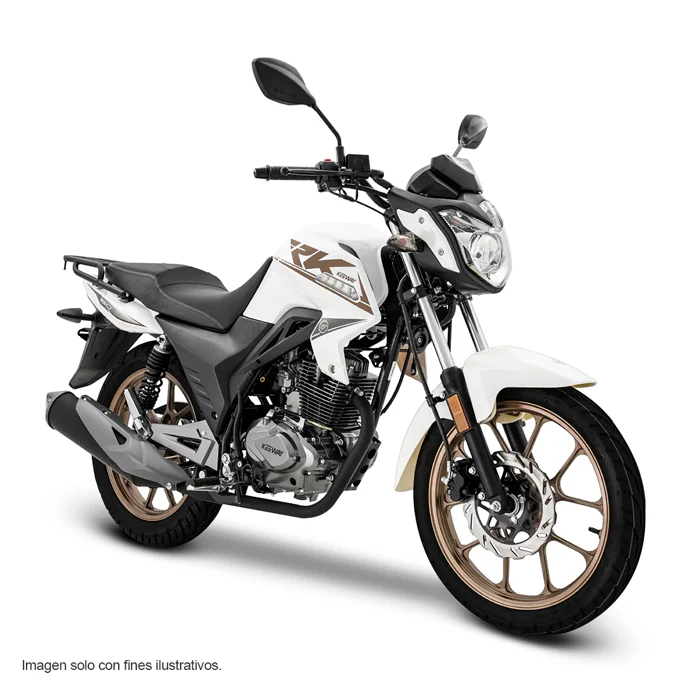 Moto RK150 Keeway 15cc color blanco - Image 2