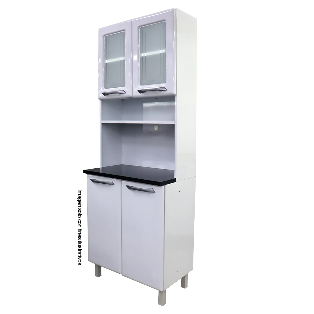 Mueble metálico de cocina tipo gabinete, kit doble de metal TLKD-2VBB (D)