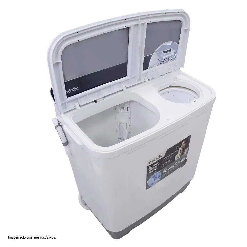 Lavadora semiautomática 10.5kg WM-1015 Mystic, con turbo Dry, power clean - Image 3