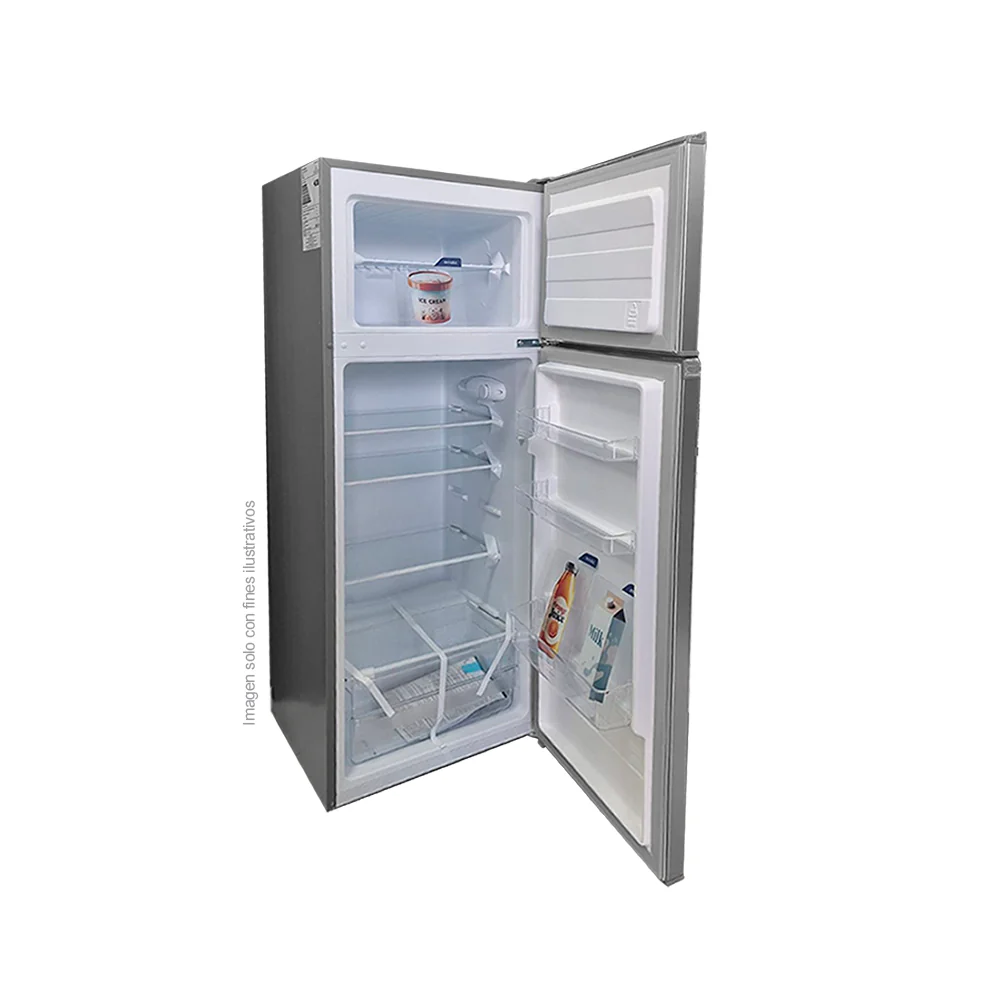 Refrigerador 7.1pc RF-207LSS Mystic Top Mount De Frost, acabado acero inoxidable, iluminación LED - Image 2
