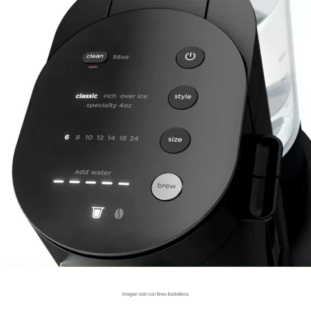 Maquina cafetera de café especial Ninja PB051 color negro, compatible con cápsulas K-Cup y café molido - Image 5