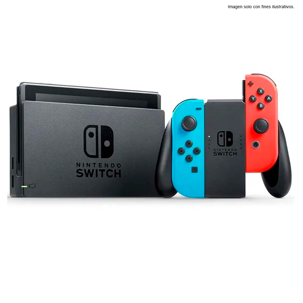 Nintendo HW SWITCH 1.1 neon  ENINHRD-S-KAB1C incluye juego Super Mario Wonder - Image 2