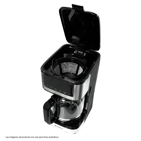 Cafetera 12 tazas NCM-1519DGDL Nisato color negro con acero pantalla táctil y con filtro. - Image 3