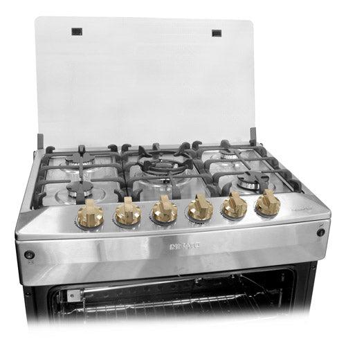Estufa a gas de 30" NPX-7664TLEPHFM 5 quemadores, mesa de acero inox. Nisato - Image 3