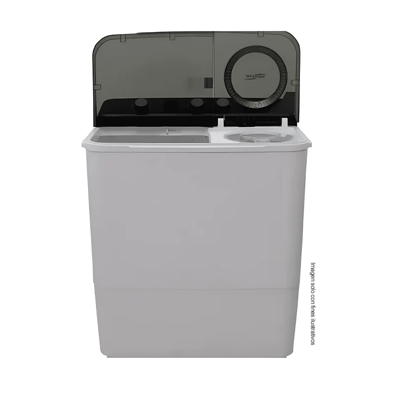 Lavadora Semiautomática, 12 kg, NWM-1210XL, Nisato, Doble tina con bomba de expulsión, Color blanco - Image 2