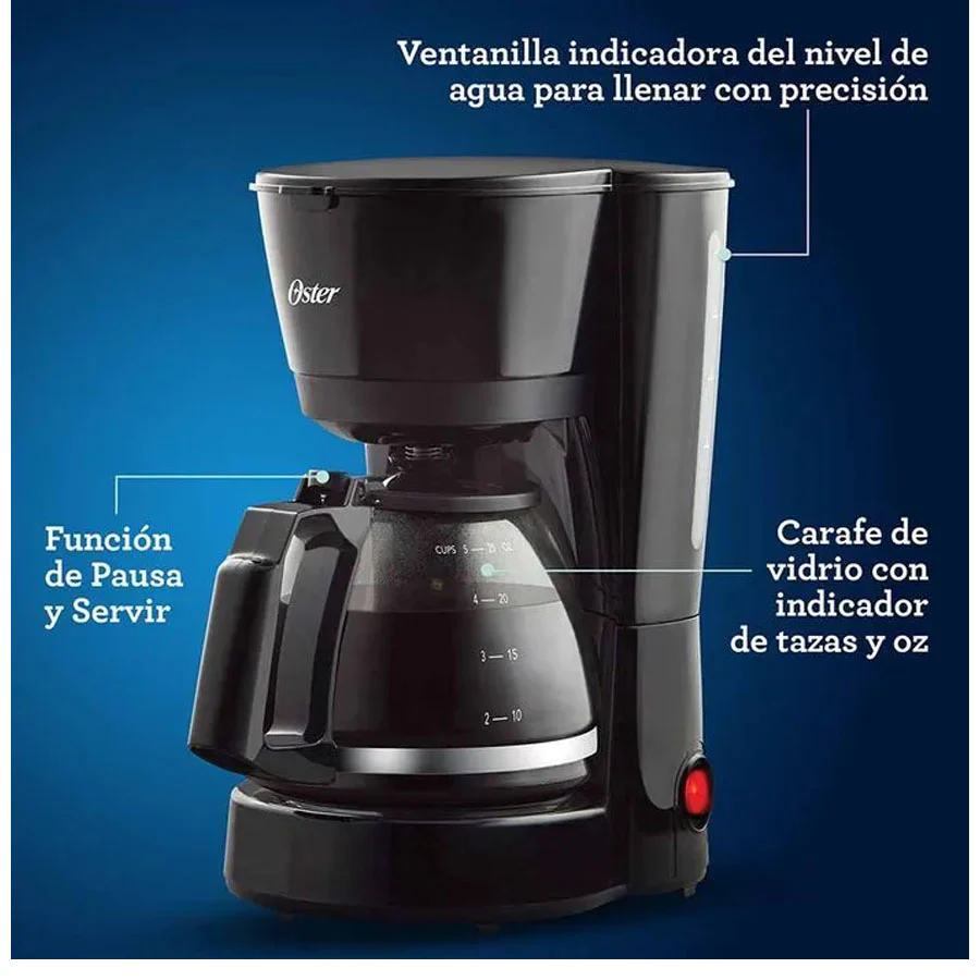 Cafetera 5 tazas EOSTBVSTDC05 OSTER termo resistente - Image 3