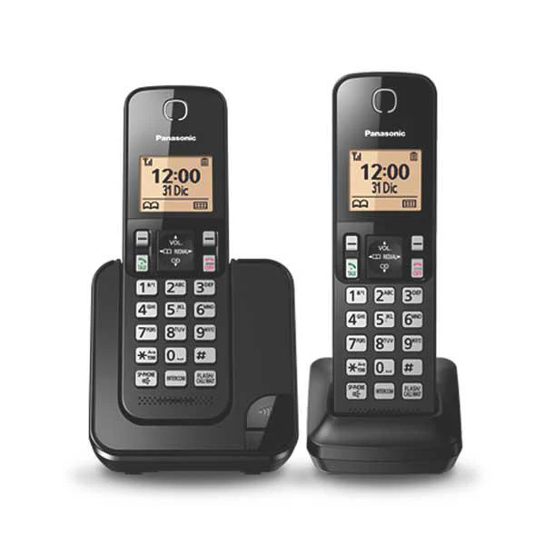 PANASONIC KX-TGC352LAB TELEFONO INALAMBRICO NEGRO 2 AURICULARES