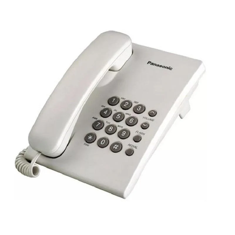 PANASONIC KX-TS500LXW TELEFONO ALAMBRICO BLANCO