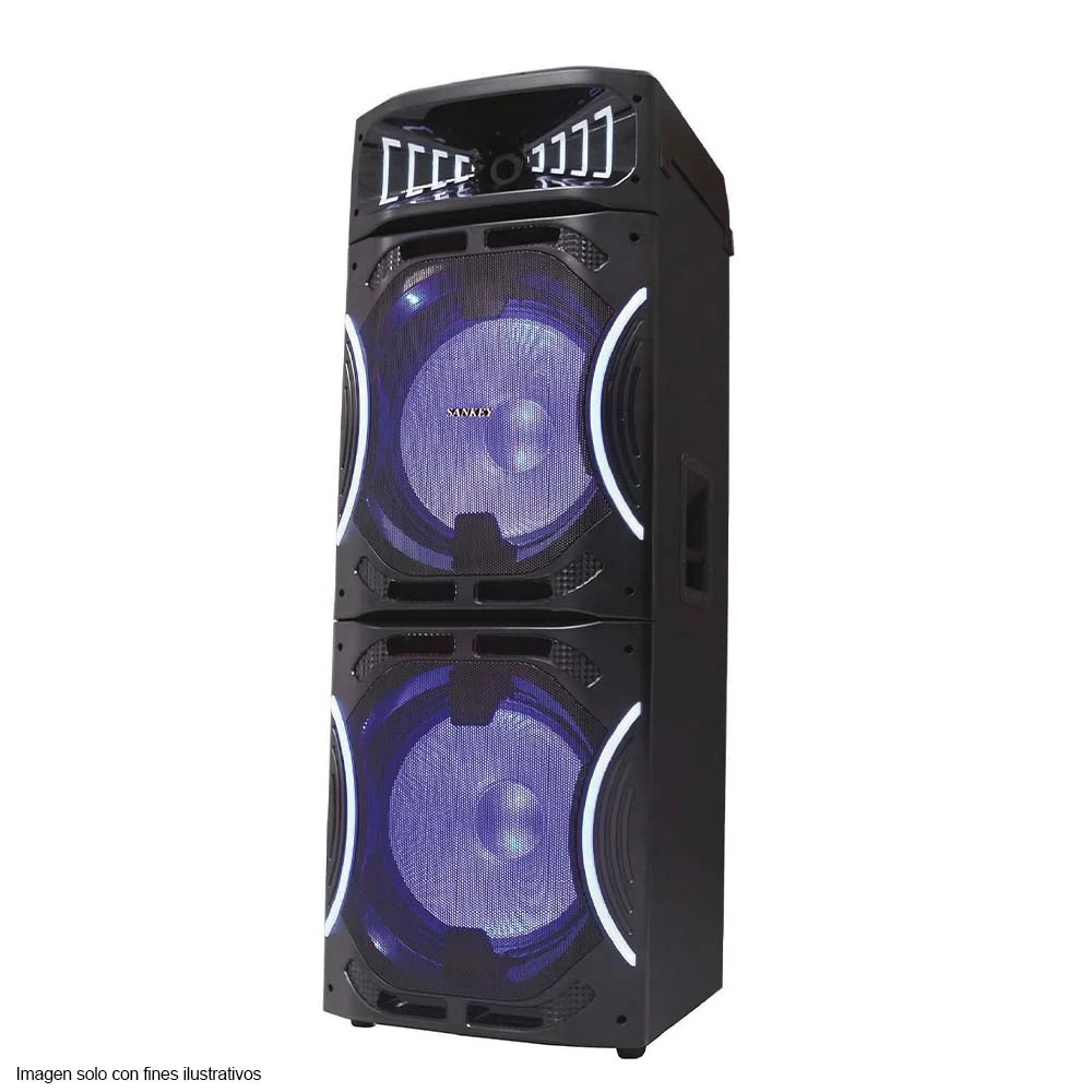 Parlante activo PA15ACK400 Sankey potencia de 400W bluetooth, karaoke