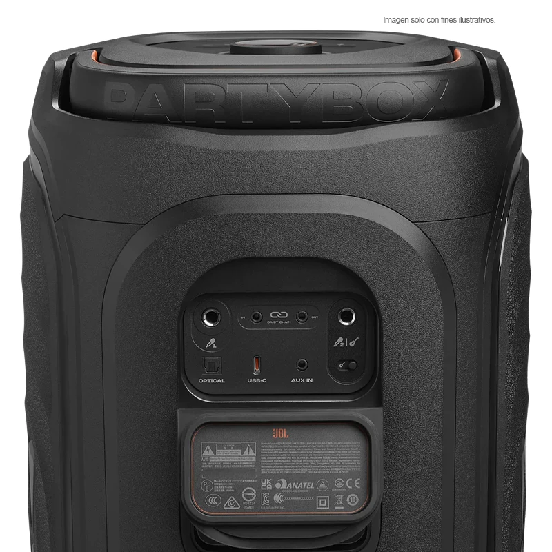 Party Box 130 JBL, potencia de 200 W RMS, modelo JBLPB130BLKAM. - Image 5