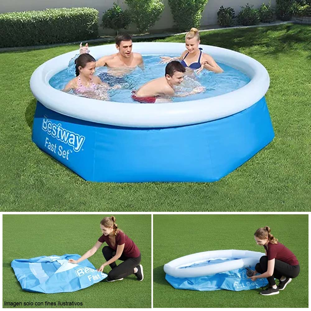 Piscina 57448 Bestway 8´x 24" / 2.44 x 61cm - Image 2