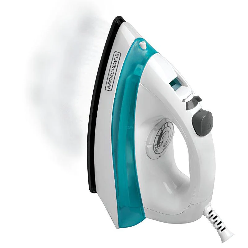 BLACK & DECKER PLANCHA  VAPOR IRBD100 CELESTE SUELA ANTIADHERENTE SPRAY Y ROCIAD - Image 2