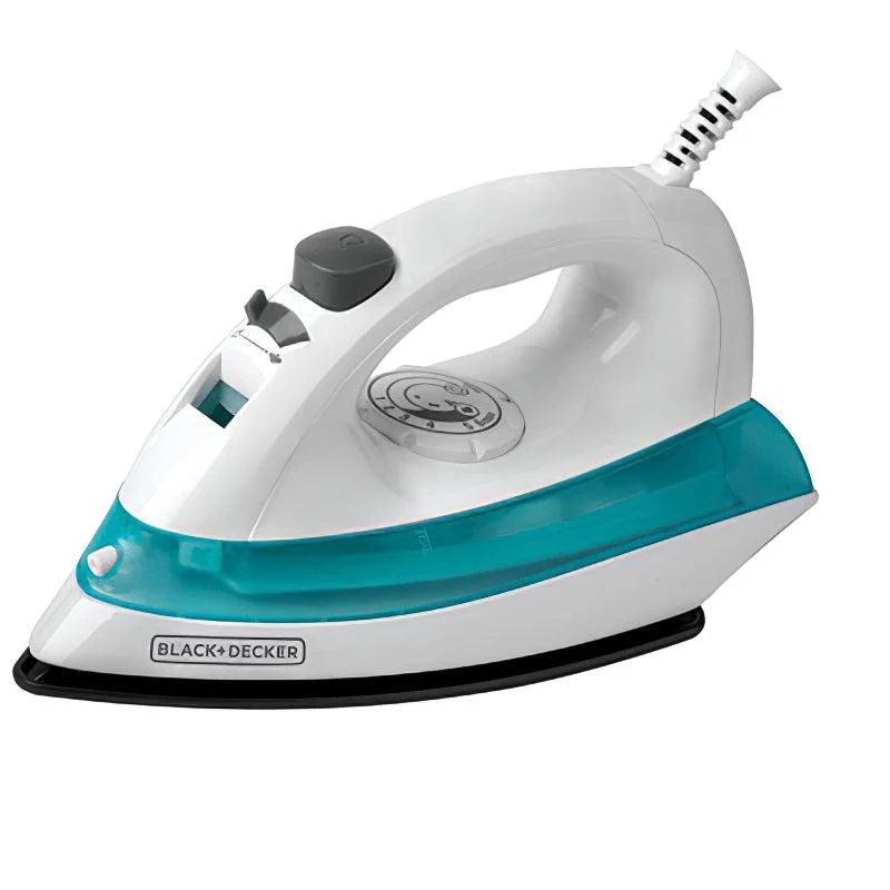 BLACK & DECKER PLANCHA  VAPOR IRBD100 CELESTE SUELA ANTIADHERENTE SPRAY Y ROCIAD - Image 3