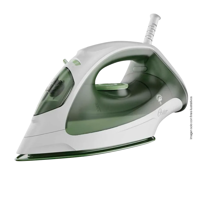 Plancha de vapor GCSTBS3803 Oster, Suela anti-adherente, color verde