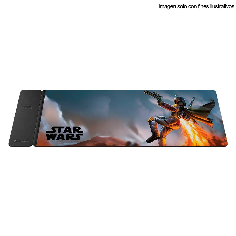 Mouse Pad XL carga inalámbrica magnética Boba Fett Primus Arena AC260PGL23 (PMP-S17BF-XL) - Image 3