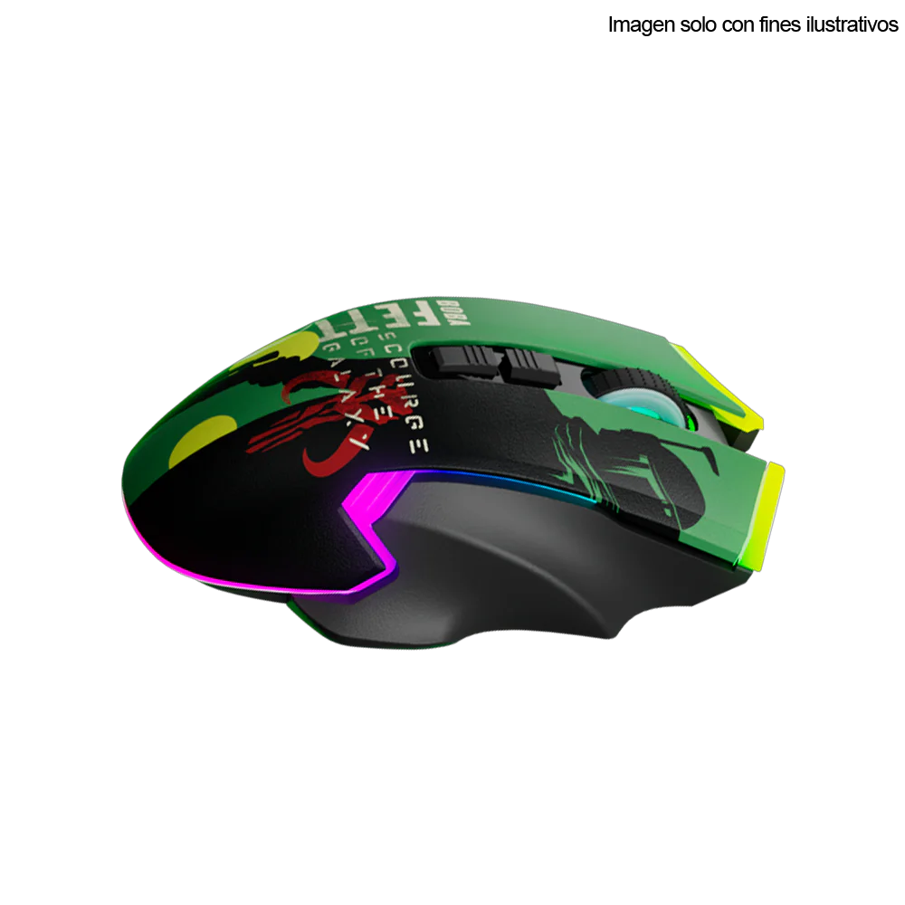 Mouse Gaming inalámbrico Boba Fett de Star Wars RGB, ID011PGL24 (PMO-S205BF) - Image 3
