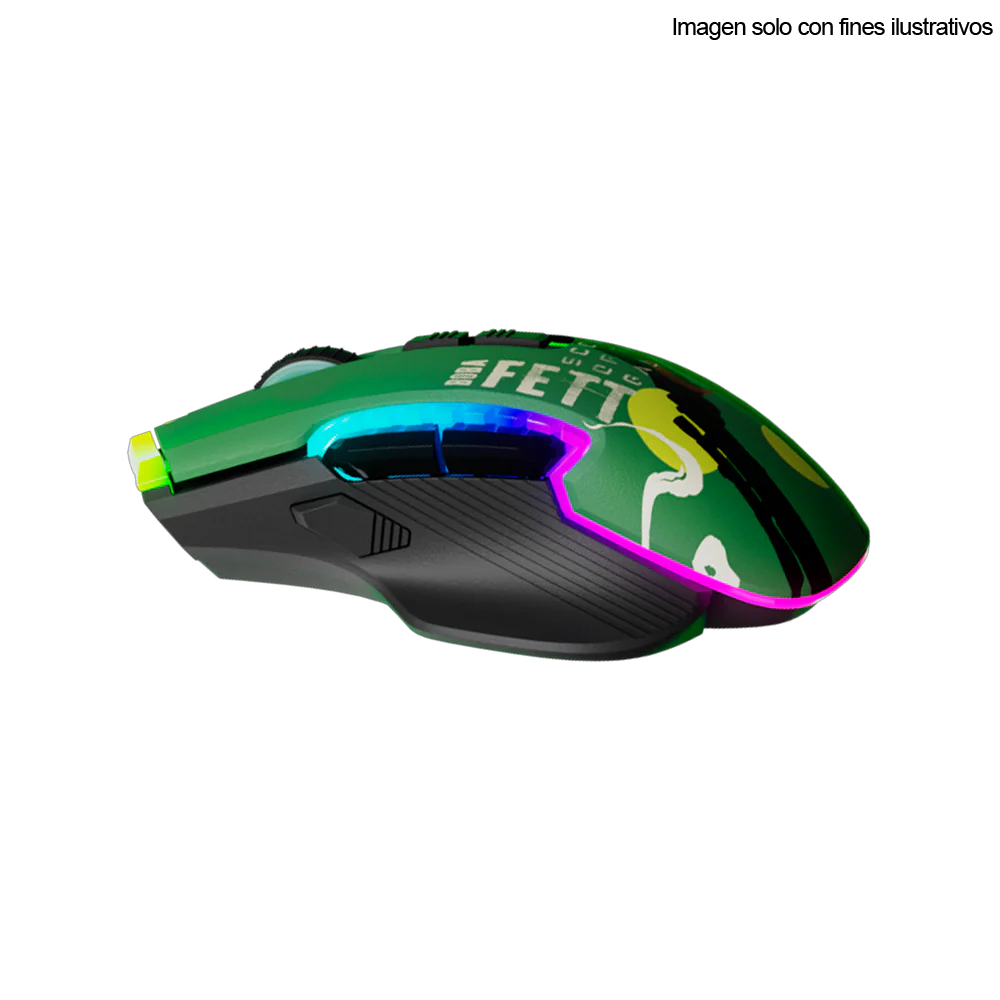 Mouse Gaming inalámbrico Boba Fett de Star Wars RGB, ID011PGL24 (PMO-S205BF) - Image 4