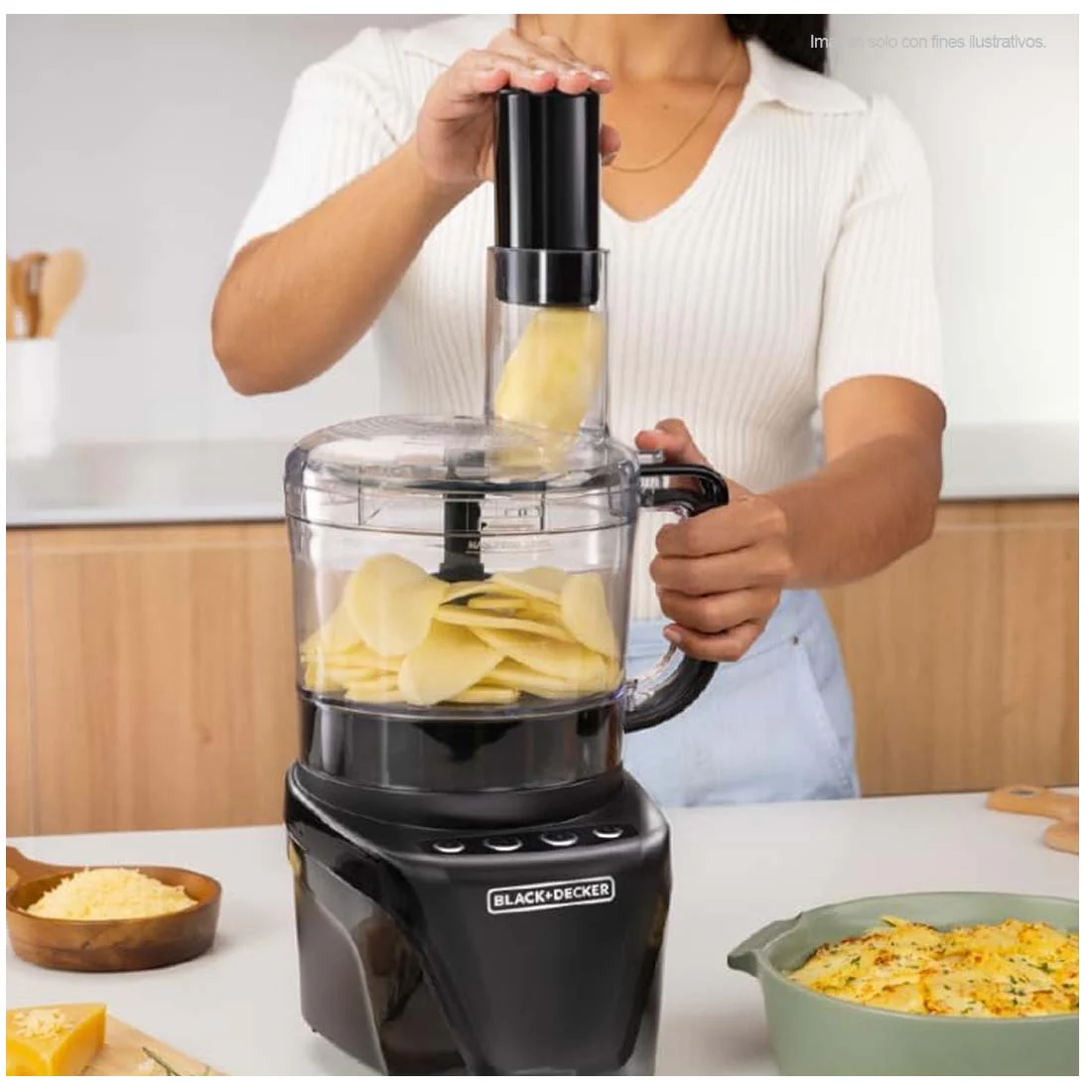 Procesador de alimentos 8 tazas FP4342-0BDLA Black &Decker - Image 5