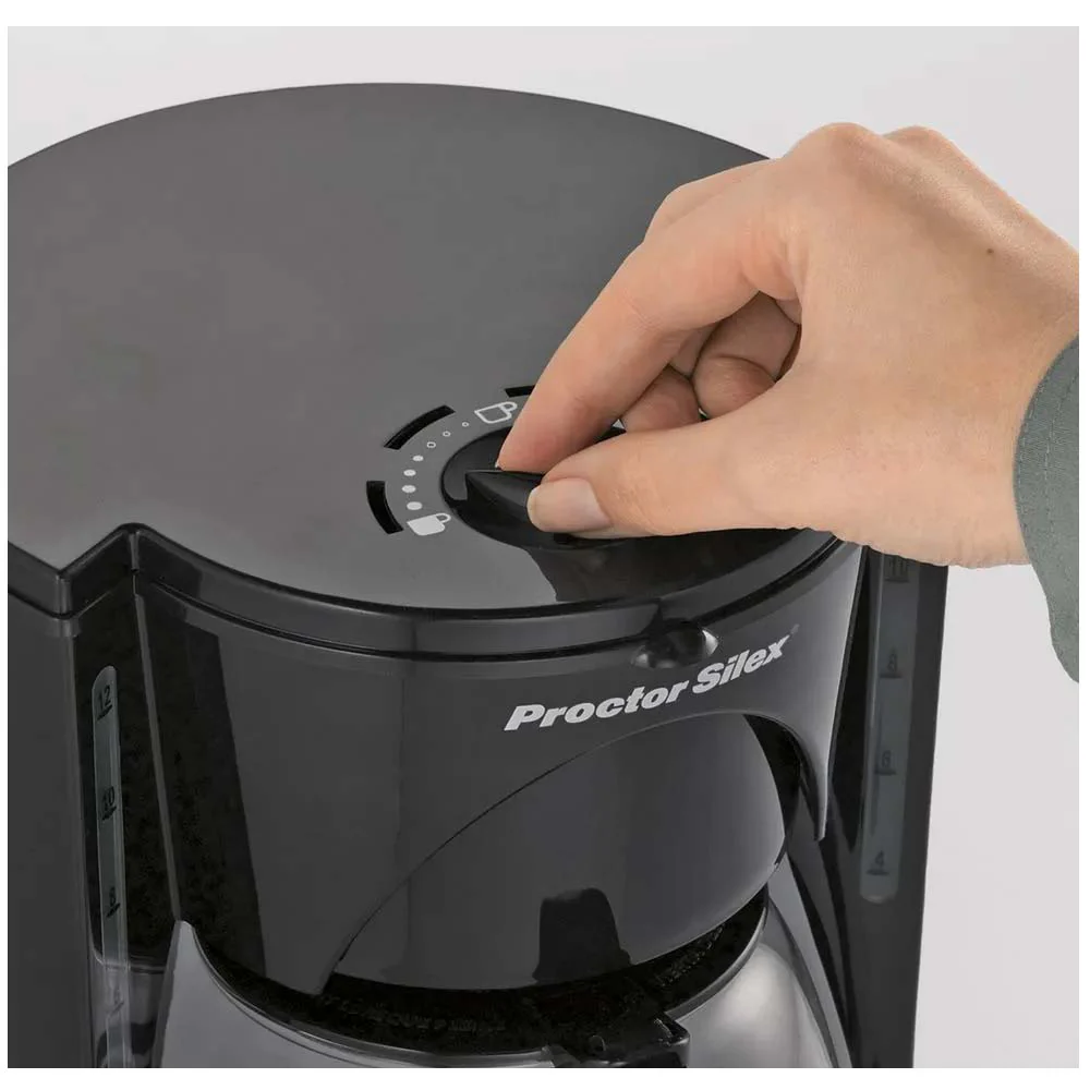 cafetera 12 tazas PS48524RY-MX  Protor Silex color negro filtro permanente - Image 3
