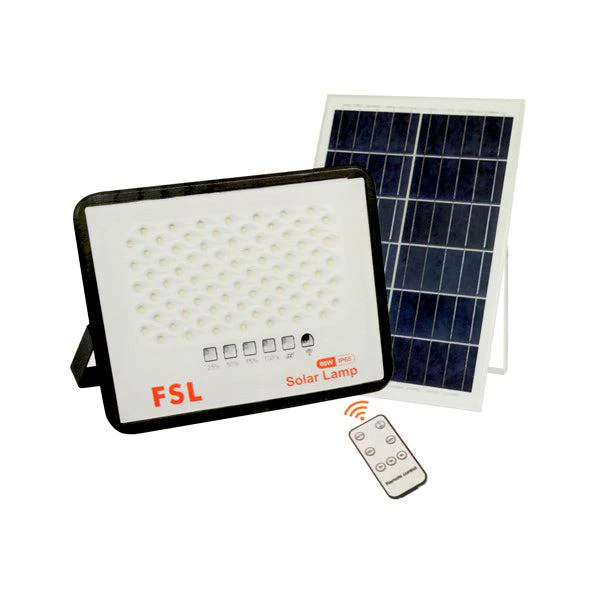 FSL REFLECTOR LED + PANEL SOLAR DE 60W 6500K IP65