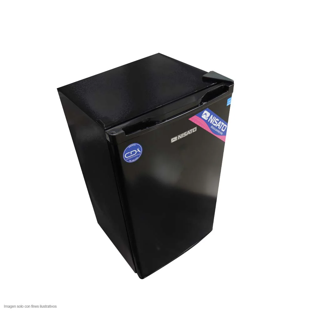 Refrigeradora 3.18pc NRF-102FNNML Nisato color negro - Image 4