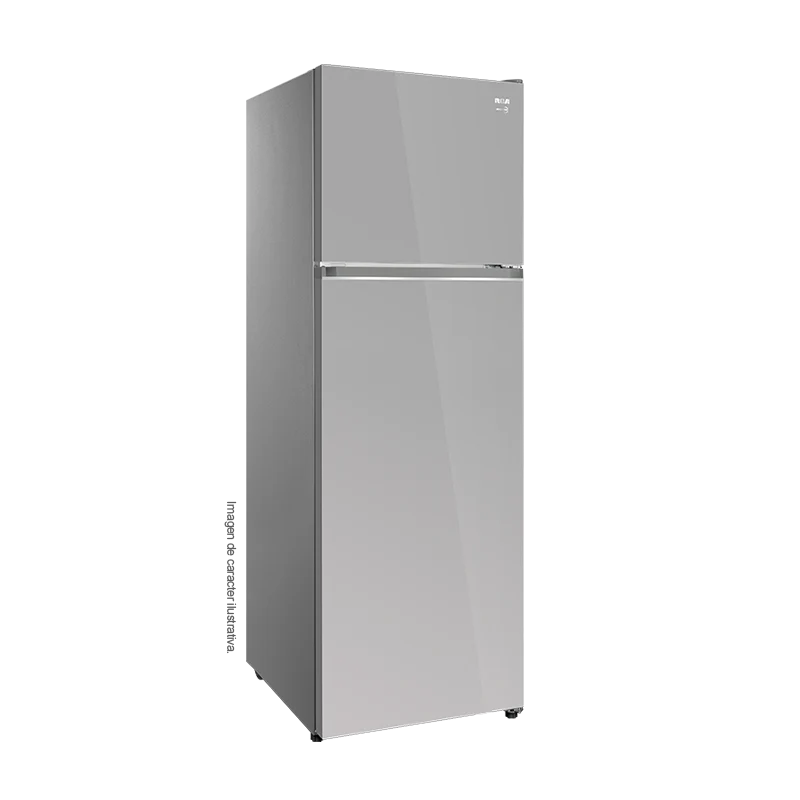 Refrigeradora 10pc RCRN1004GD RCA, Top Mount, inverter, puerta acabado tipo vidrio