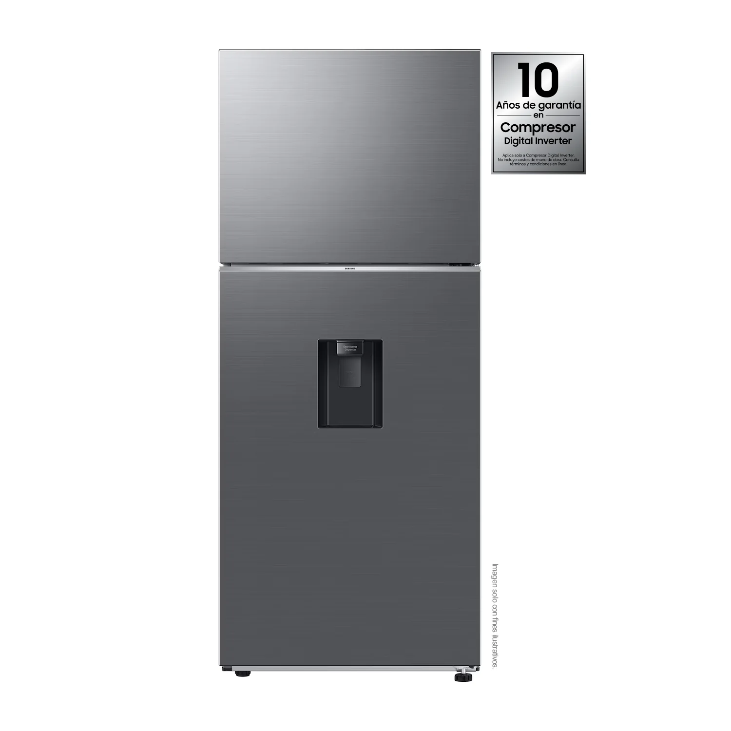 Refrigeradora 13pc Top Mount Dispensador de agua T38DG6224S9AP Silver WIFI Samsung - Image 2