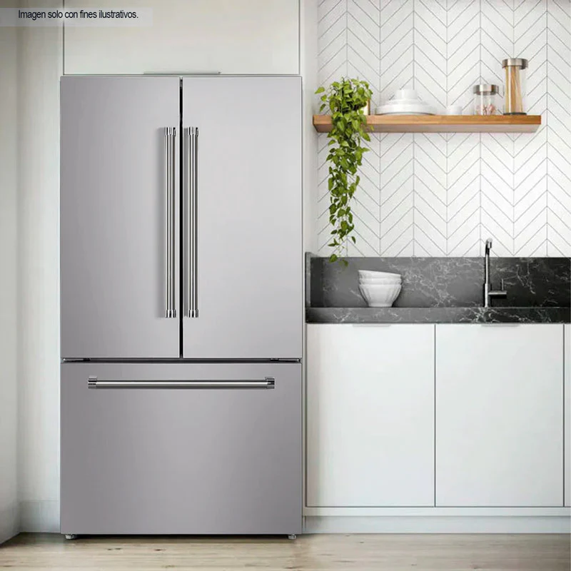 Refrigeradora 20pc NRF-977FDSK Nisato Frech Door Acero inoidable - Image 3
