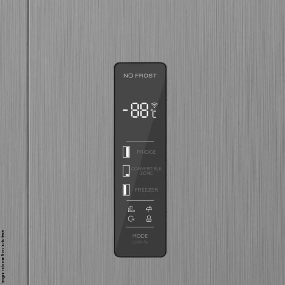 Refrigeradora 22pc Side By Sade MSM631LKLNG0 Mabe color Black glass TecInverter - Image 4