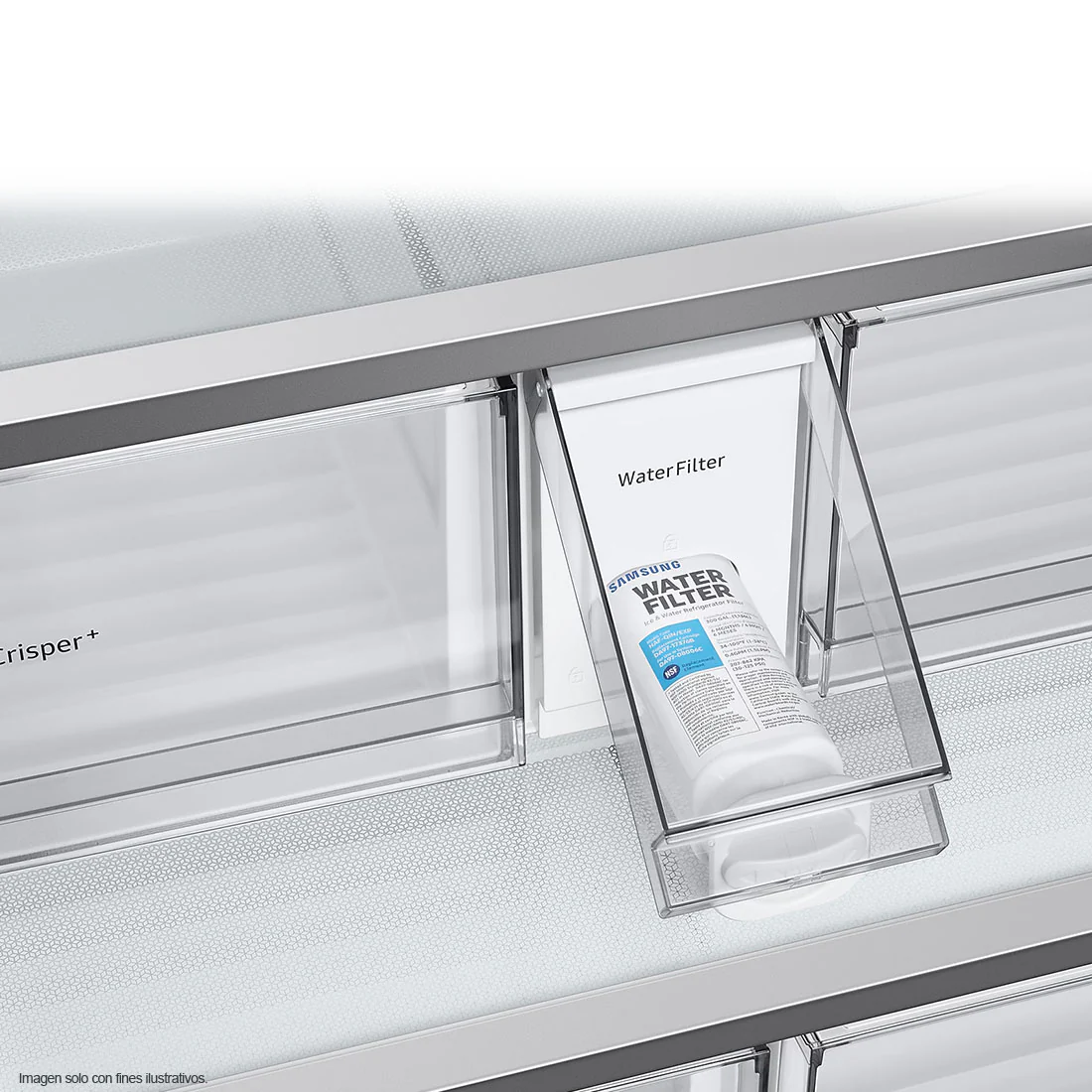 Refrigeradora 24pc Bespoke 3 Door FDR, RF24BB62006MAP Samsung, centro bebida, Wifi, color blanco + gris - Image 9
