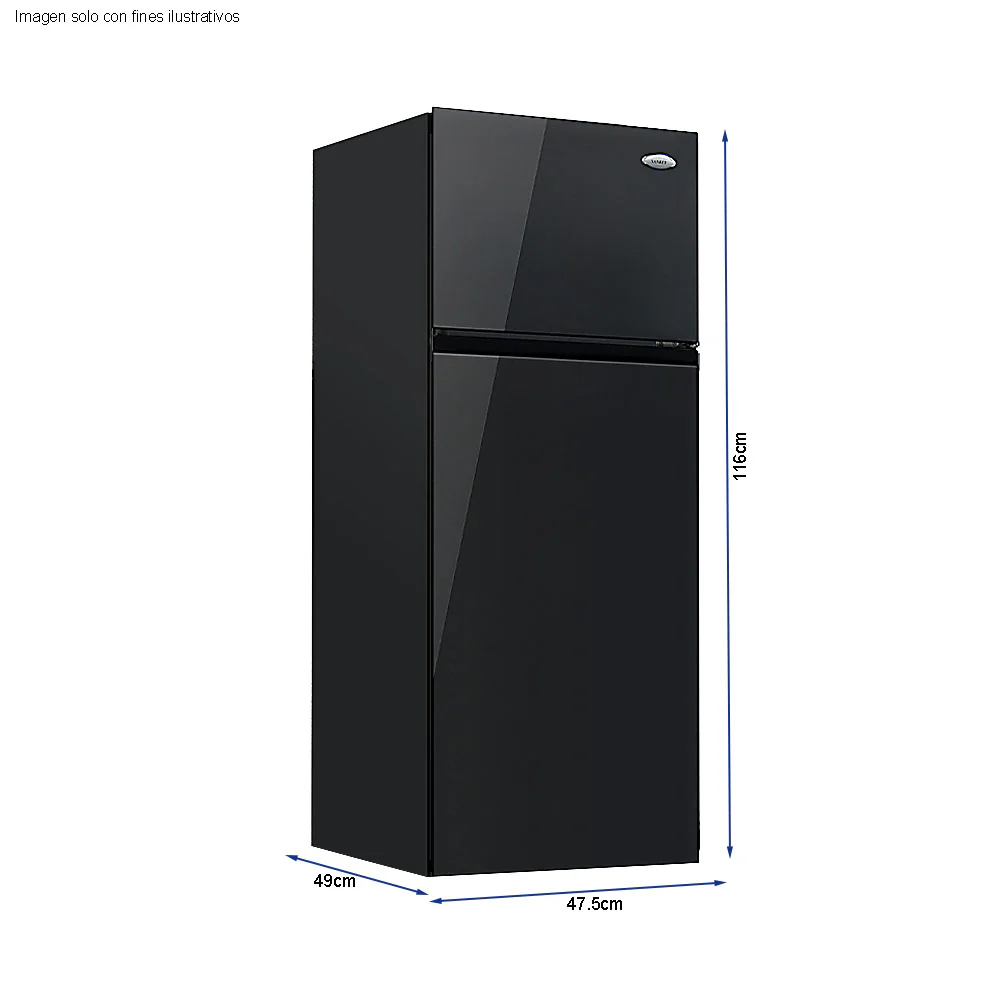 Refrigeradora 4.4pc RF-755BL Sankey color negro - Image 3