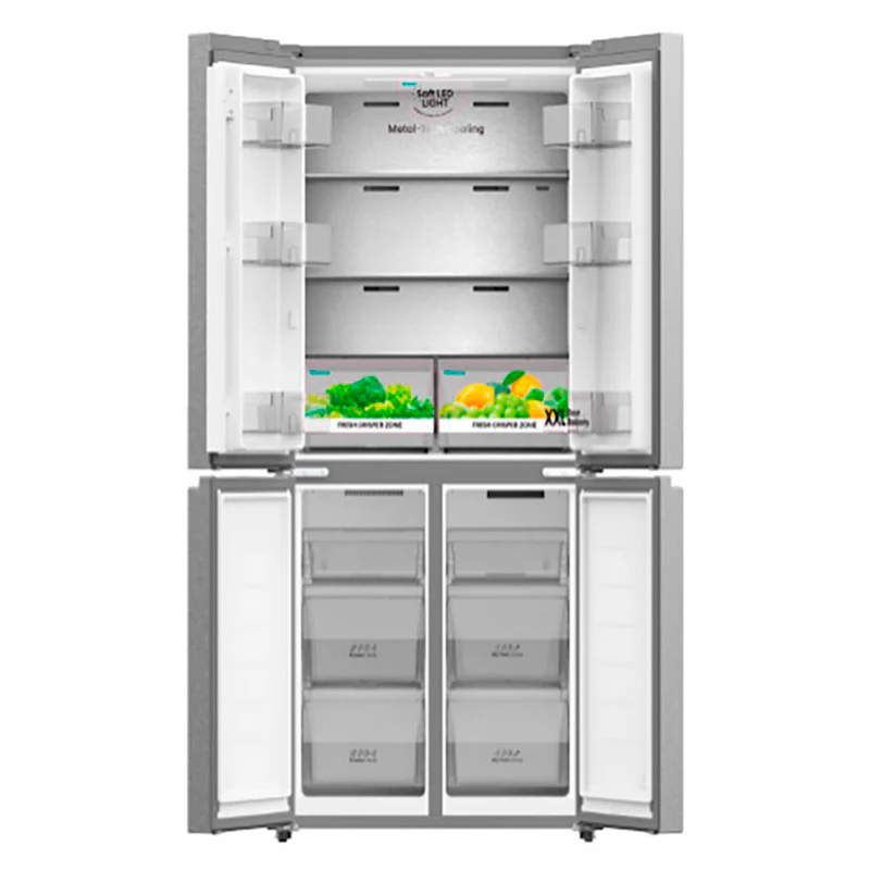 Refrigeradora 17pc RQ171BV5A Hisense Inverter máquina de hielo automática en el congelador, diseño Pure Flat, triple zona, ny fresh choice - Image 2