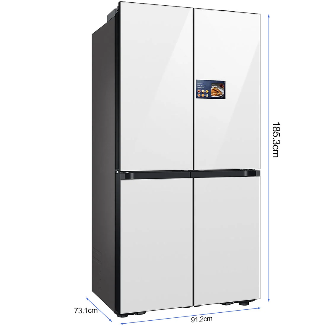 Refrigeradora 23PC French Door Bespoke, 4 puertas, Samsung color blanco limpio. - Image 3