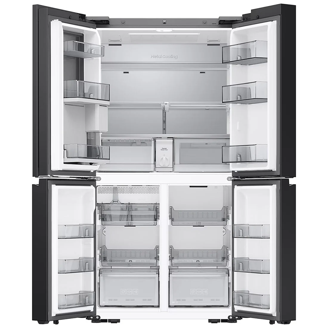 Refrigeradora 23PC French Door Bespoke, 4 puertas, Samsung color blanco limpio. - Image 4