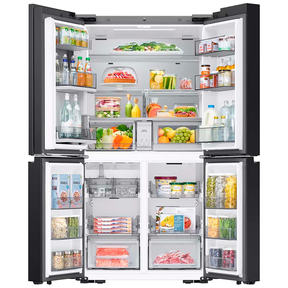 Refrigeradora 23PC French Door Bespoke, 4 puertas, Samsung color blanco limpio. - Image 6