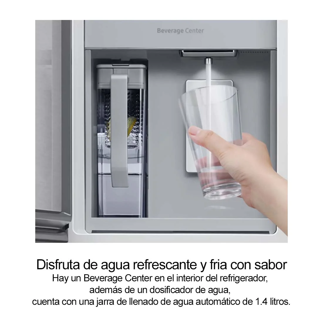 Refrigeradora 23PC French Door Bespoke, 4 puertas, Samsung color blanco limpio. - Image 9