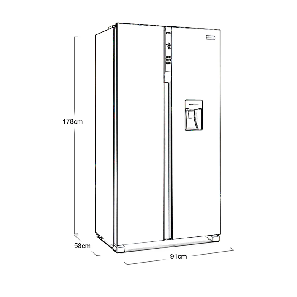 Refrigeradora Frigidaire Side by Side FRSA15K2HVG inverter 15 pies cúbicos - Image 7